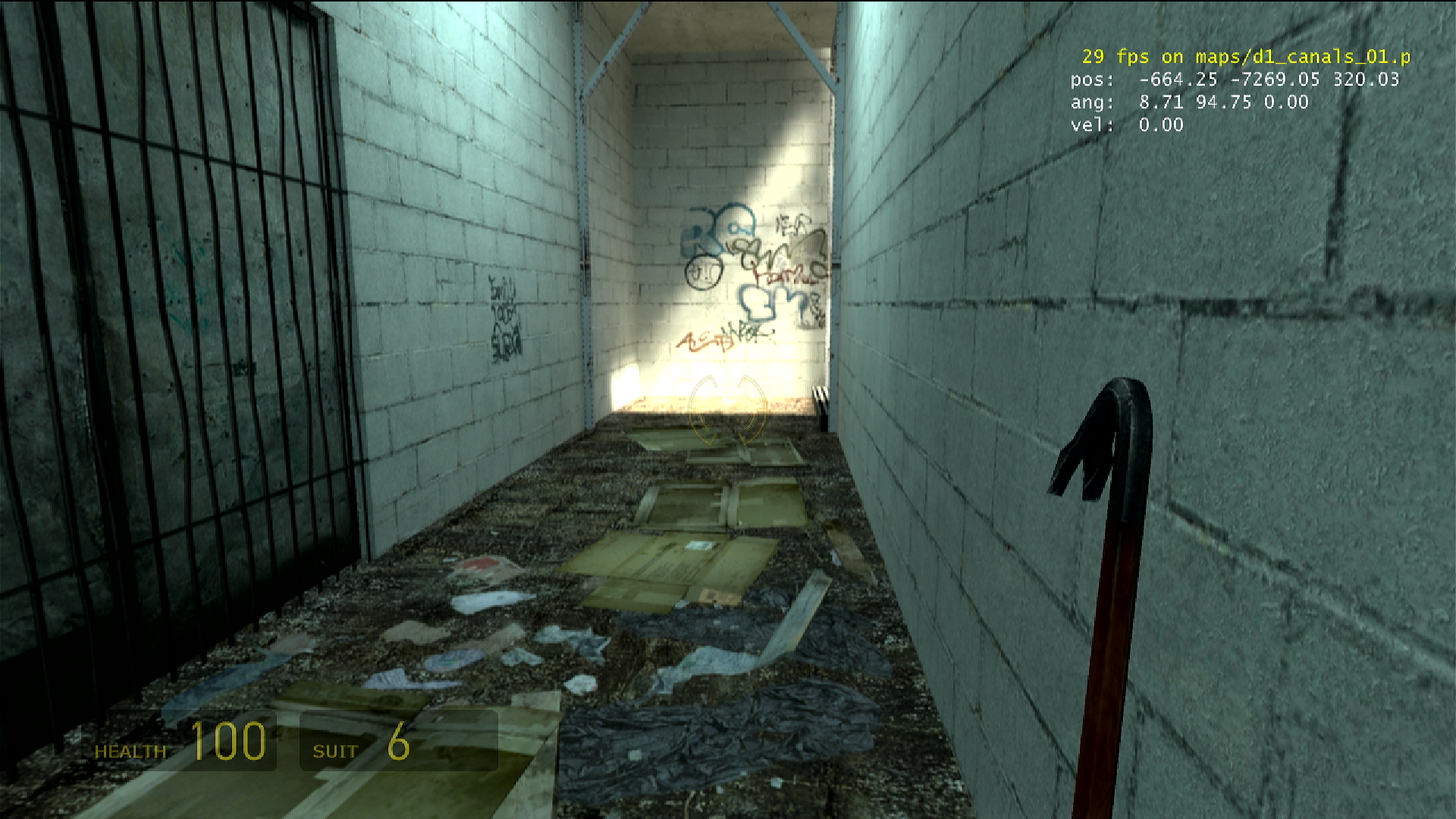 A screenshot of Route Kanal with debug information enabled.