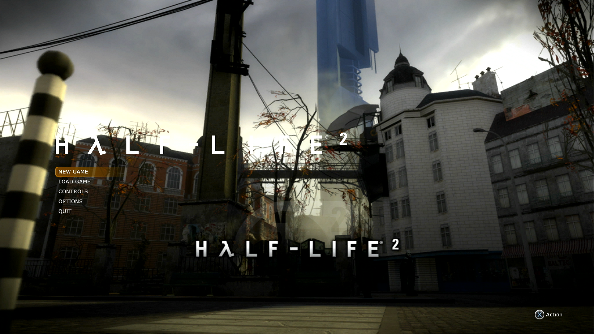 Half Life 2 menu